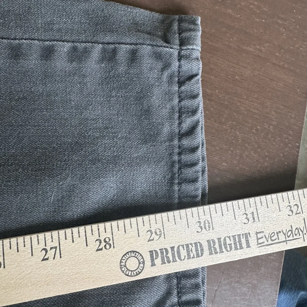 Levis 505 Jeans Mens 34x30 Charcoal Regular Straight Denim Pants Classic